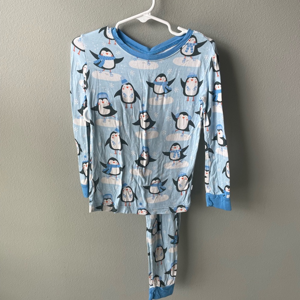 Little Sleepies Penguins Bamboo Two Piece Pajama Set